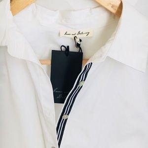 NWT Classic White Button down